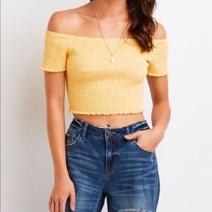 Charlotte Russe Off the Shoulder Top